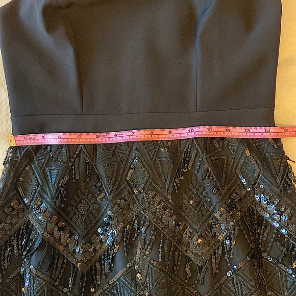 Aidan by Aidan Mattox Beaded Skirt Cocktail Minidress - Picture 9 of 10